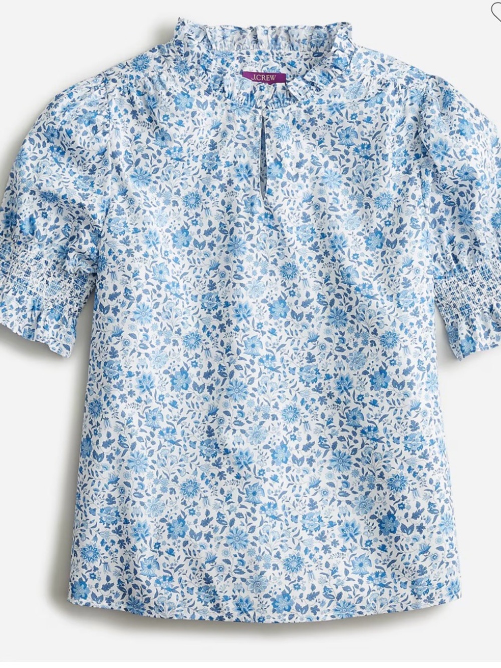 J Crew Liberty Fabric Tunic Sz XS